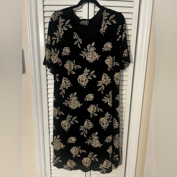 Vintage More Jazz A Chorus Line Company Midi Floral Dress - Picture 1 of 7